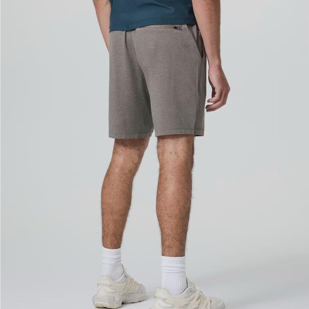 Vuori Ponto Performance Short 7" Chia Heather Men’s Large Lounge Athletic - Picture 2 of 6